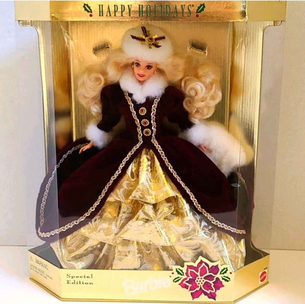 New in box 1996 Barbie Happy Holidays doll.